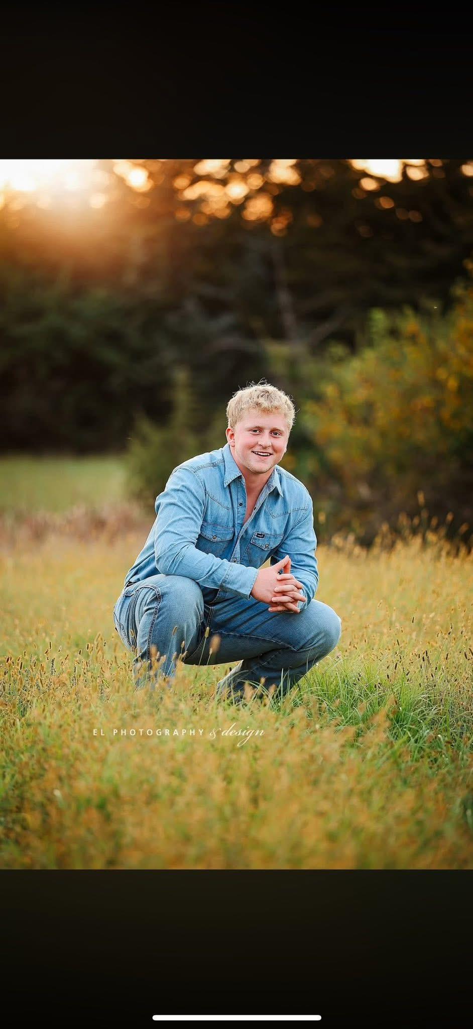 Dax Frey Senior at Madrid Jr/Sr High